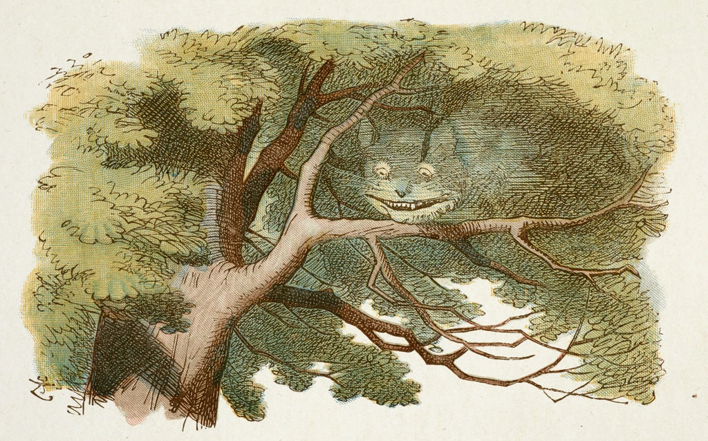 John Tenniel's Cheshire Cat from Alice in Wonderland